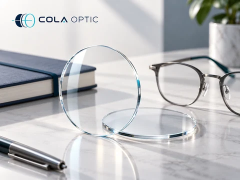 Anti-Fatigue Lenses — COLA OPTIC branded product illustration