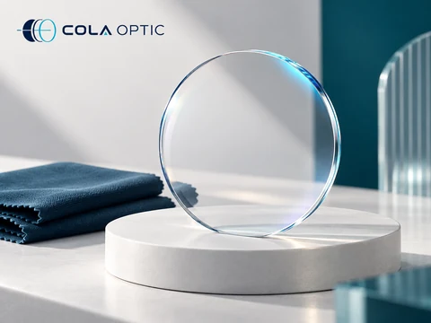 Anti-Scratch Lenses — COLA OPTIC branded product illustration