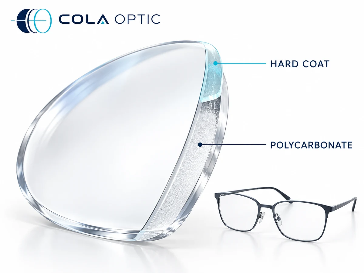 Polycarbonate Lenses: Pair the PC substrate with a suitable hard coat