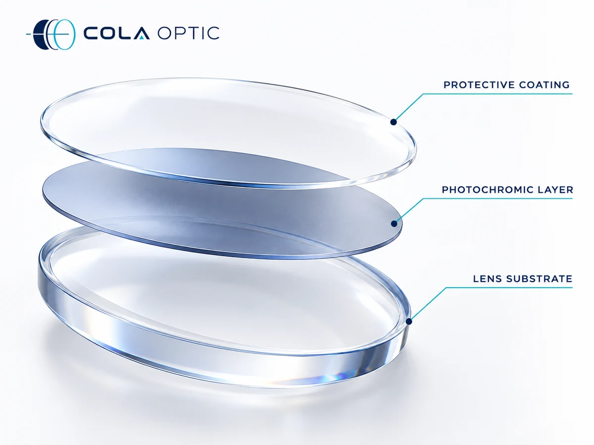 Spin-Coating Photochromic Lenses: A photochromic layer on the surface