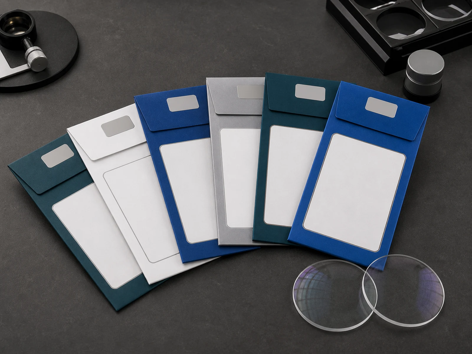 Concept presentation of customizable optical lens envelopes